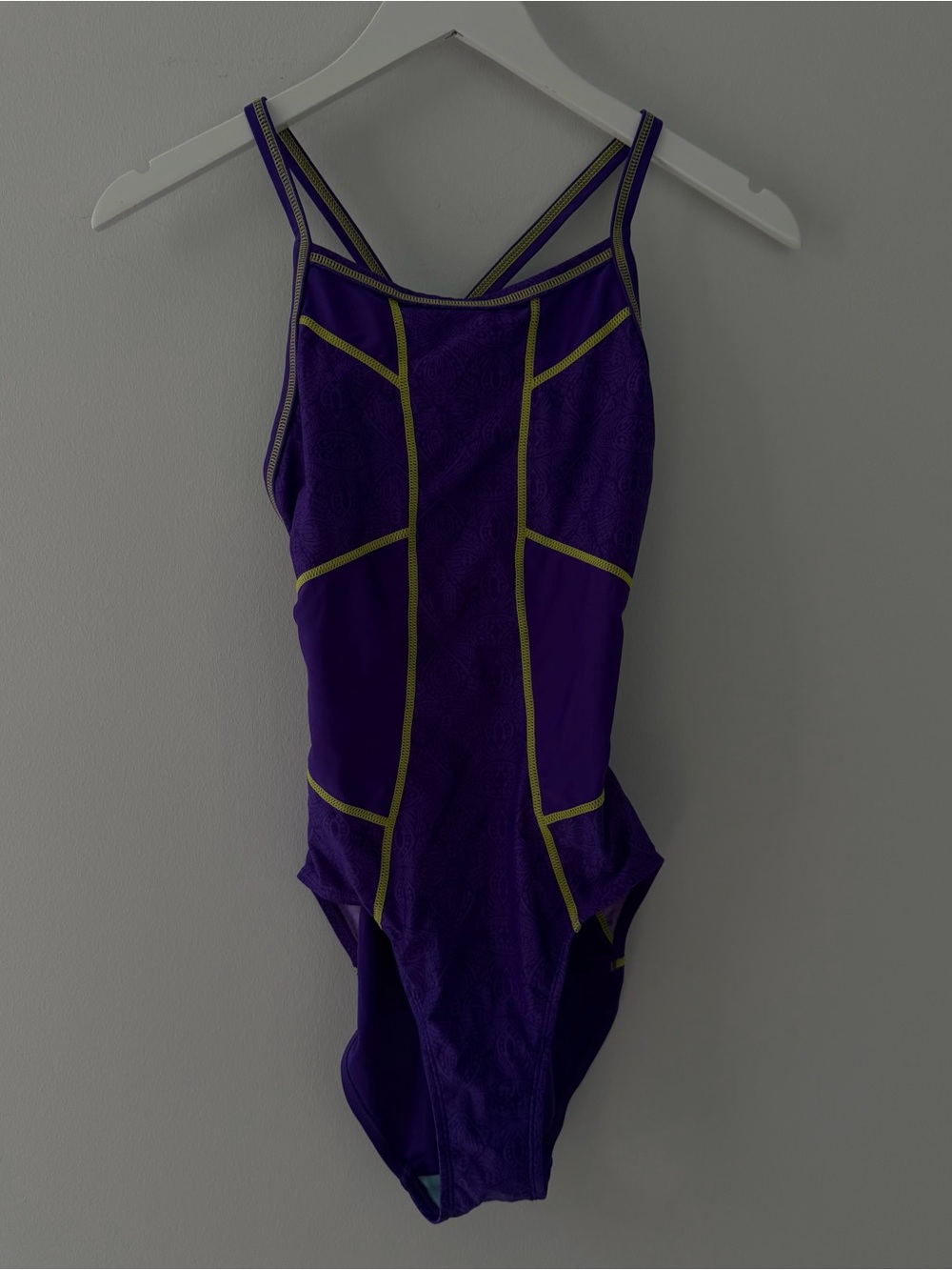 Athleta purple one piece swimsuit small